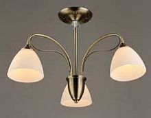 Люстра потолочная трехрожковая Мелодия Света Е27 Медь картинка 